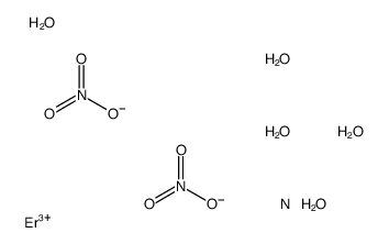 硝酸铒(III) 六水合物结构式