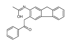 N-(3-phenacyl-9H-fluoren-2-yl)acetamide结构式