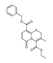 9-benzyl 4-ethyl 3-methyl-6-oxo-2H-pyrido<2,1-b><1,3>thiazine-4,9-dicarboxylate Structure