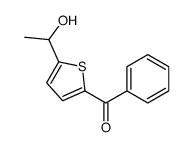 [5-(1-hydroxyethyl)thiophen-2-yl]-phenylmethanone Structure