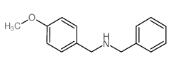 BENZYL-(4-METHOXYBENZYL)AMINE structure