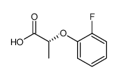(R)-2-(2-fluorophenoxy)propanoic acid结构式