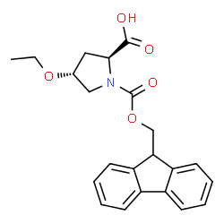 Fmoc-Hyp(OEt)-OH结构式