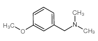 BENZENEMETHANAMINE, 3-METHOXY-N,N-DIMETHYL- Structure
