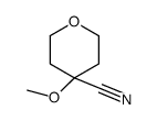 4-甲氧基四氢吡喃-4-甲腈结构式
