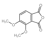 1,3-Isobenzofurandione,4,5-dimethoxy-结构式