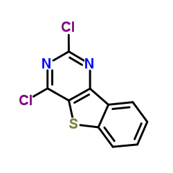 2,4-二氯苯并[4,5]噻吩并[3,2-d]嘧啶结构式