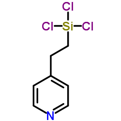4-[2-(三氯硅基)乙基]嘧啶结构式