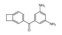 4-bicyclo[4.2.0]octa-1(6),2,4-trienyl-(3,5-diaminophenyl)methanone结构式