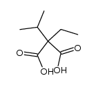 ethyl-isopropyl-malonic acid Structure