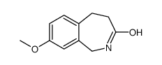 8-METHOXY-1,2,4,5-TETRAHYDROBENZO[C]AZEPIN-3-ONE结构式