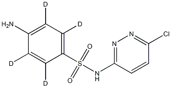 [2H4]-磺胺氯哒嗪结构式