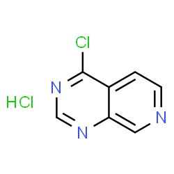 4-氯吡啶并[3,4-D]嘧啶盐酸盐结构式