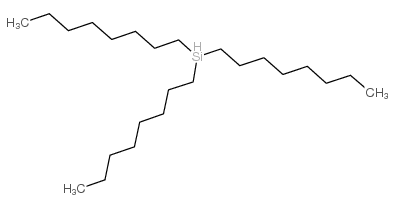 Trioctylsilane Structure