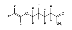 Perfluor-6-oxa-7-octensaeure-amid结构式
