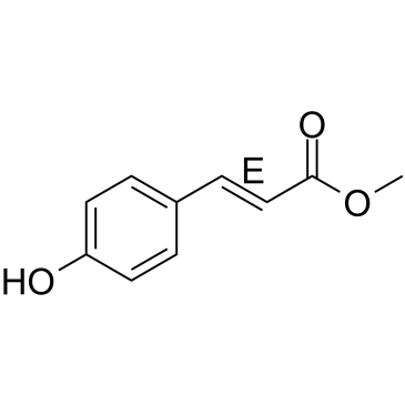 Methyl (2Z)-3-(4-hydroxyphenyl)acrylate structure