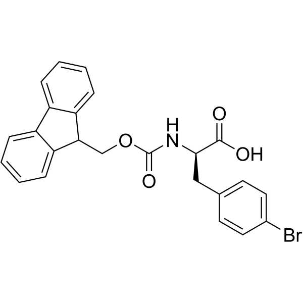 FMOC-D-4-溴苯丙氨酸结构式