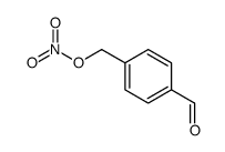 (4-formylphenyl)methyl nitrate Structure