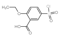 5-(氯磺酰基)-2-乙氧基苯甲酸结构式