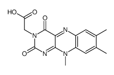 卢米黄素-3-乙酸结构式