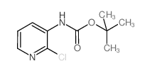 (2-氯吡啶-3-基)氨基甲酸叔丁酯结构式