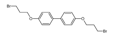 4,4'-bis(3-bromopropoxy)-1,1'-biphenyl Structure