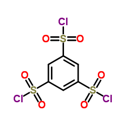 1,3,5-Benzenetrisulfonyl trichloride Structure