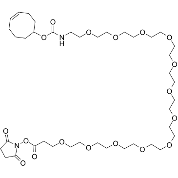 TCO-PEG12-NHS ester结构式