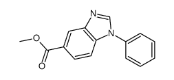 METHYL 1-PHENYL-1H-BENZO[D]IMIDAZOLE-5-CARBOXYLATE Structure