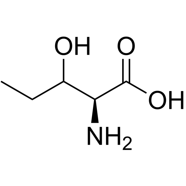 3-羟基-DL-正缬氨酸结构式