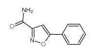 5-苯基异恶唑-3-甲酰胺结构式