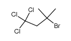 1,1,1-trichloro-3,3-dimethyl-3-bromopropane结构式