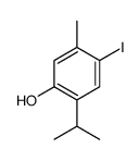 4-Iodo-5-methyl-2-(1-methylethyl)phenol结构式