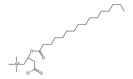 (3S)-3-hexadecanoyloxy-4-(trimethylazaniumyl)butanoate结构式