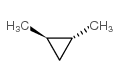反式-1,2-二甲基环丙烷结构式