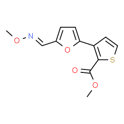 METHYL 3-(5-[(METHOXYIMINO)METHYL]-2-FURYL)-2-THIOPHENECARBOXYLATE Structure