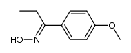 1-(4'-methoxy)propiophenone oxime Structure