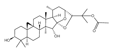 25-O-acetylcimigenol结构式