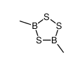 3,5-dimethyl-1,2,4,3,5-trithiadiborolane结构式
