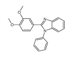 2-(3,4-dimethoxyphenyl)-1-phenylbenzimidazole structure