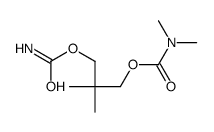 N,N-Dimethylcarbamic acid 3-(carbamoyloxy)-2,2-dimethylpropyl ester结构式