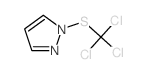 1-(Trichloromethylmercapto)-pyrazole结构式