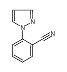 2-(1H-吡唑-1-基)苯甲腈结构式