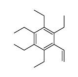 2,3,4,5,6-Pentaethyl-1-vinylbenzene结构式