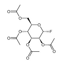 2,3,4,6-四-O-乙酰基-α-D-氟代吡喃甘露糖结构式