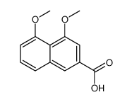 4,5-二甲氧基-2-萘羧酸结构式