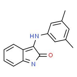 (3Z)-3-[(3,5-dimethylphenyl)imino]-1,3-dihydro-2H-indol-2-one Structure