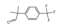 2-methyl-2-(4-trifluoromethylphenyl)propanaldehyde结构式