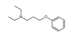 diethyl-(3-phenoxy-propyl)-amine结构式