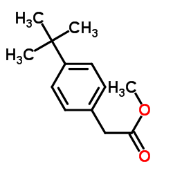 Methyl 4-tert-butylphenylacetate Structure
